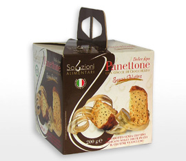 Panettone con cioccolato gluten free