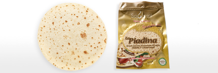 Piadina senza glutine