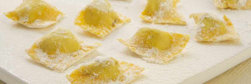 Ravioli con carne senza glutine